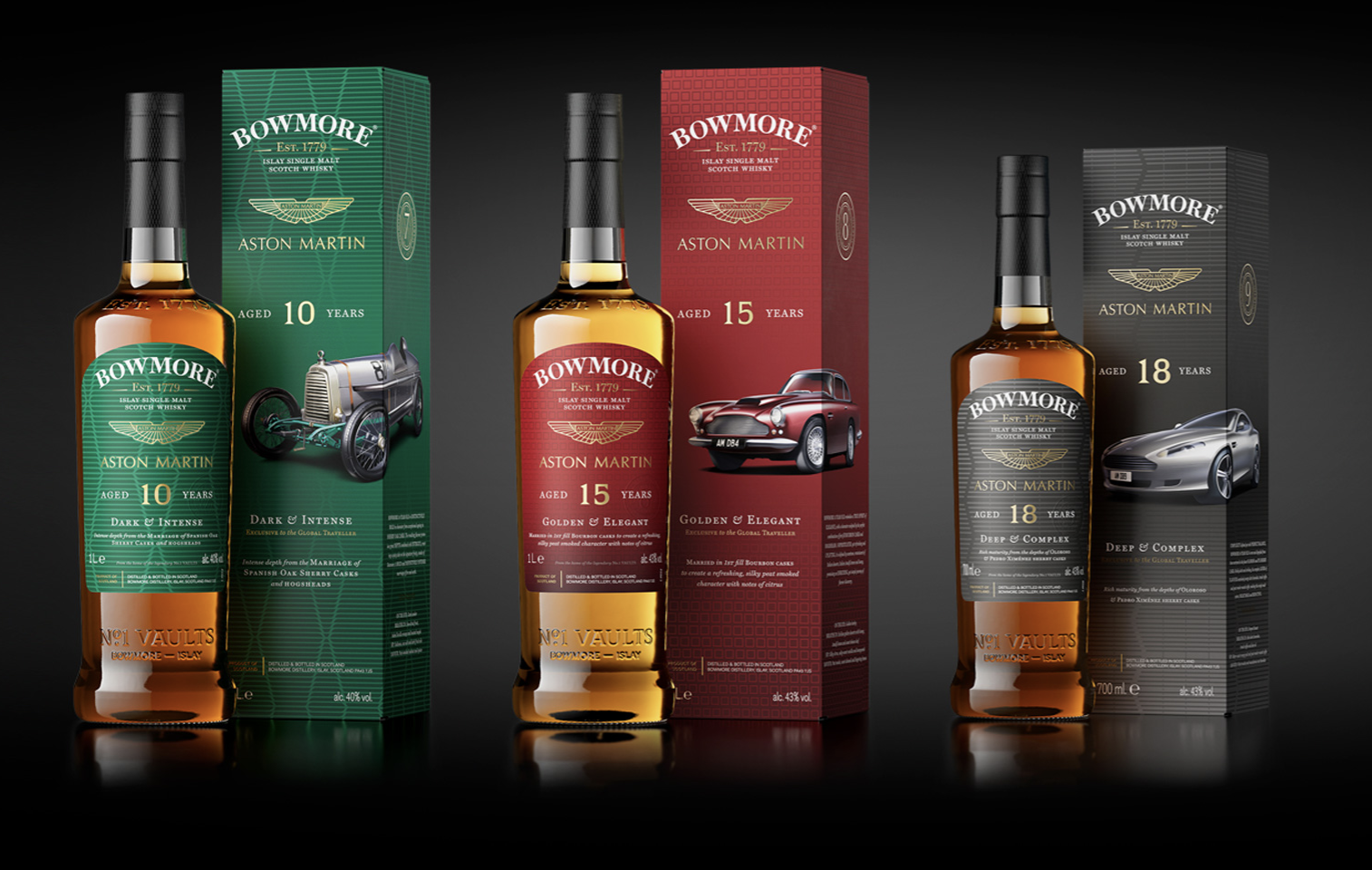 Bowmore x Aston Martin partnership